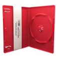 thumbnail image 1 of CheckOutStore (10) Estuches para DVD de 1 disco individual estándar premium de 14 mm (rojo), 1 of 1