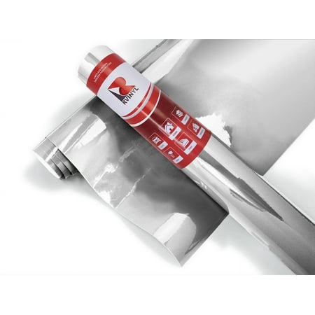 ORACAL Craft Film Vinyl 351 Adhesive Wrap Sheet Roll Chrome 001 - 12" x 5ft