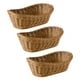 thumbnail image 1 of 3X Cesta Tejida Ovalada de Mimbre Cesta de Pan Cesta de Servir, Cesta de Almacenamiento de 11 Pulgadas, 1 of 5