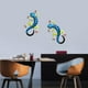 thumbnail image 1 of Arte de La Pared de La Estatuilla de La Escultura Del Gecko , Figura para La Exhibición de La Pared, para El Jardín de La Escultura de , Azul un B 1 BLESIY Figura de Gecko, 1 of 8