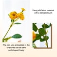 thumbnail image 4 of Tallos de flores artificiales para decoración de bodas en el hogar | Rama de flores artificiales con follaje verde | Plantas artificiales de plástico para arreglos en jarrones, 4 of 6