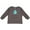 Charcoal, variant on Baby Bear, Little Bear, Bear Cub - Blue Brown Boys Long Sleeve Toddler T-Shirt