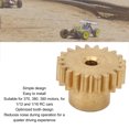thumbnail image 4 of 20T Pinion Gear, Copper M0.6 RC Motor Gear  for 1/12 1/16 RC Car, 4 of 8