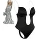 thumbnail image 1 of Body moldeador de cuerpo con escote en V profundo para mujer, Body sin tirantes y sin espalda, ropa moldeadora, 1 of 3