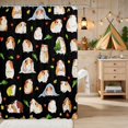 thumbnail image 2 of Erosebridal Guinea Pig Shower Curtain 72Wx78L for Boys Girls, Dark Tones Waterproof Bath Curtain, 2 of 5