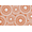 Orange, variant on Ileading High Quality Plastic Straw Reversible Outdoor Rugs Waterproof Floral Carpet for RV, Patio, Deck, Camping