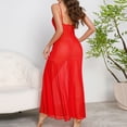 thumbnail image 5 of Hvyesh Women's Spaghetti Strap Nightgown Wedding Mesh Cocktail Evening Sleep Dress Slim Fit Dressy Theme Party Gowns, 5 of 6