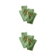 thumbnail image 3 of Qarigey 1 par de guantes de punto bordados para mujer invierno otoño esquí ciclismo montar cálidos mitones térmicos de ganchillo para mujer Verde 2piezas, 3 of 6
