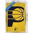 thumbnail image 3 of NBA Indiana Pacers - Logo 25 Wall Poster, 14.725" x 22.375" Framed, 3 of 5
