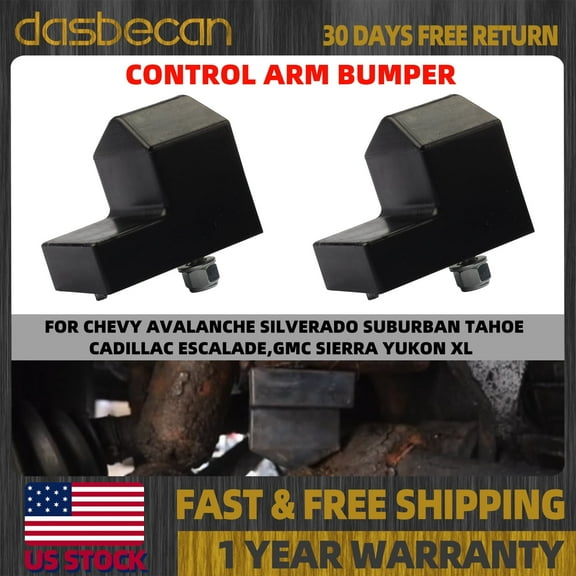 Dasbecan 2PCS Suspension Lower Control Arm Bumper For GMC Sierra Chevy Silverado K201426 K201426B
