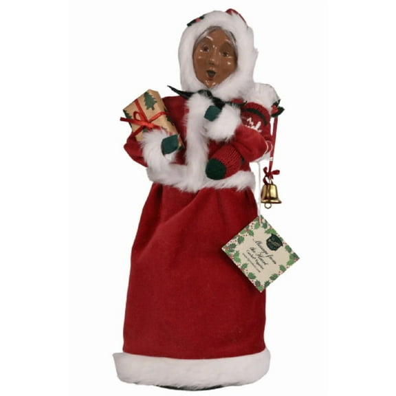 Byers' Choice Caroler, African American Message Mrs Claus (AAZBC79WB)