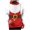 White, variant on Men's Big & Tall Christmas Hoodie 3D Novelty Pullover Graphic Sweatshirt Long Sleeve Xmas Holiday Tops