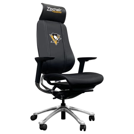 Black Pittsburgh Penguins PhantomX Gaming Chair