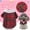 Red, variant on kladzum Dog Sweaters Dog Warm Shirt Pet Clothes Dog Suit New Product Dog Clothes Double Red Check Bow Tie Dress, Dog Sweaters, Small Dog Coat Warm Sweartershirts