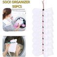 thumbnail image 3 of Queilt 50Pcs Sock Clips - Amazing Laundry Sock Holder and Tie Clips - Organizer for Washing Machine and Dryer, 3 of 5