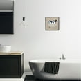 thumbnail image 2 of Stupell Industries Rustic Cow Farmhouse Bathroom Tub Animals & Insects Painting Black Framed Art Print Wall Art, 2 of 7