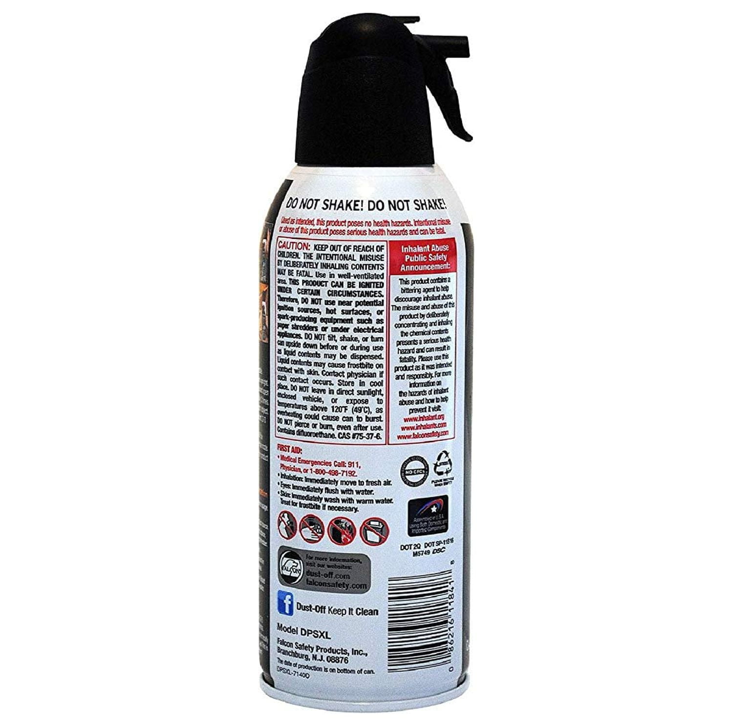 12 Pack | Dust-Off Disposable Compressed Gas Duster, 10 oz Cans