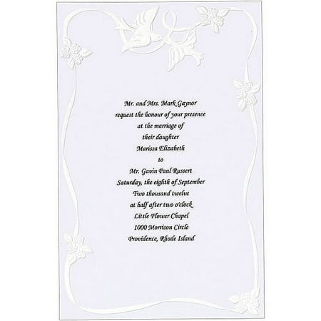 Wilton Invitations, 50 Count