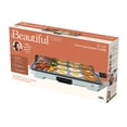 thumbnail image 7 of Beautiful XL Electric Griddle 12" x 22" with EverGood Ceramic Nonstick Coating, Hydrangea by Drew Barrymore, 7 of 7
