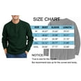 thumbnail image 5 of GENTS BLISS Henley Sweatshirts for Men Long Sleeve Crew Neck Men Sweatshirts Casual Pullover Tops with Pocket, 5 of 6