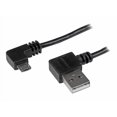 thumbnail image 1 of StarTech.com 1m 3 ft Micro-USB Cable with Right-Angled Connectors - M/M - USB A to Micro B Cable - 3ft Right Angle Micro USB Cable (USB2AUB2RA1M) - USB cable - Micro-USB Type B (M) to USB (M) - USB 2.0 - 3.3 ft - right-angled connector - black - for P/N: USB2PCARBK, USB2PCARBKS, USBEXTAA10BK, USBEXTAA6BK, USBLT2PCARW, USBUB2PCARB, 1 of 4
