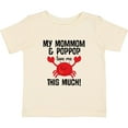 thumbnail image 3 of Inktastic Mommom and Poppop Love Me Grandson Boys or Girls Baby T-Shirt, 3 of 5