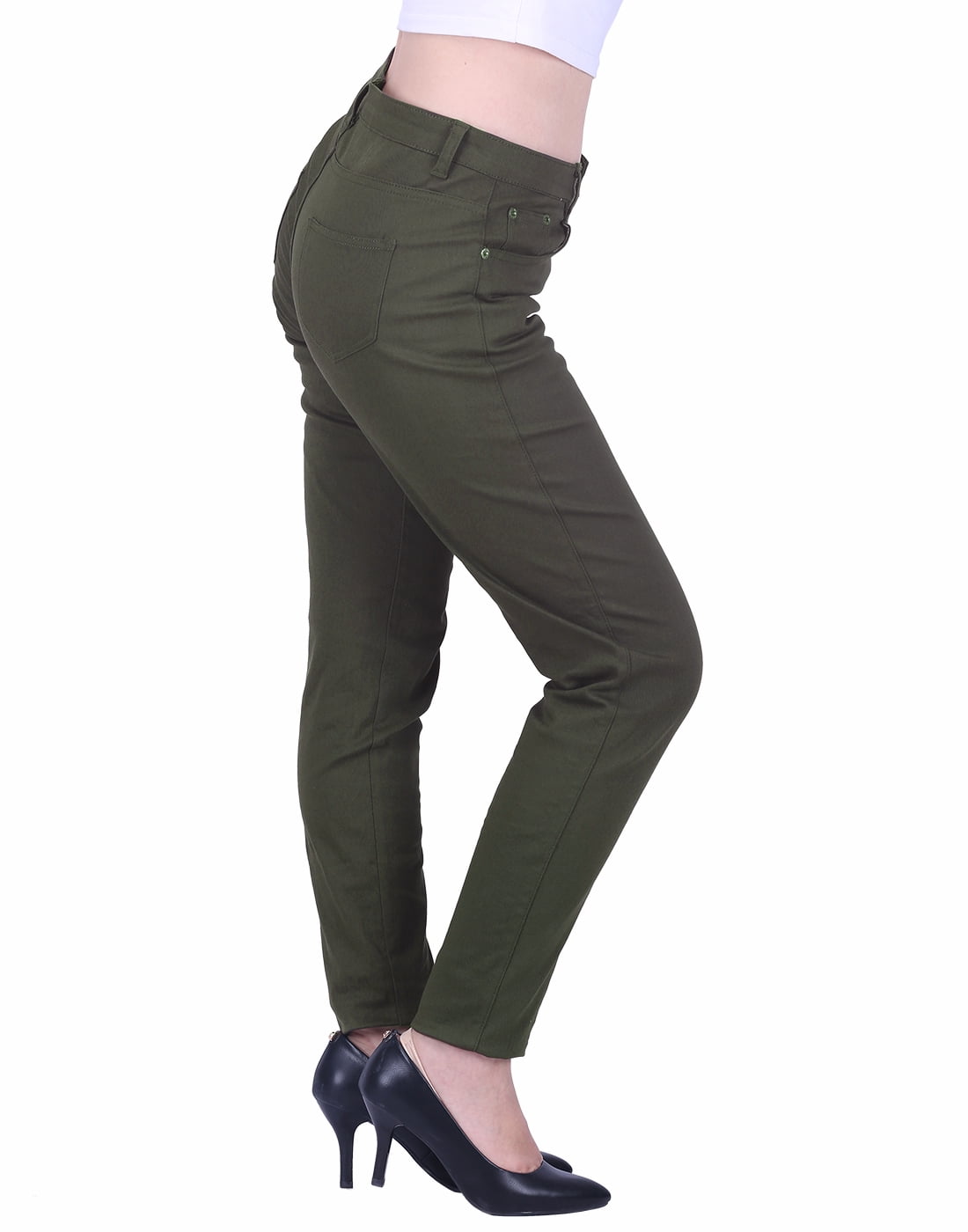 Army green shop jeggings