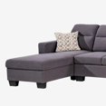 thumbnail image 3 of Cosmic Homes Caprii Sectional Sofa with Built-In USB Charging Ports & Storage Chaise, 3 of 6