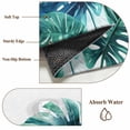 thumbnail image 5 of Leaf Area Rugs 5x7 ft Watercolor Summer Tropical Blue Green Leaves Washable Rug Non Slip Indoor Carpet Absorbent Floor Mat for Living Room Bedroom Dining Room, 5 of 9