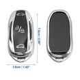 thumbnail image 7 of TPU Car Remote Key Fob Cover Fit for  Model S 2012-2022 for  Model 3 2017-2022 Silver Tone, 7 of 7
