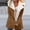 Brown, variant on Women's Winter Warm Coats Fuzzy Fleece Sherpa Jackets Button Down Pullover Tops Casual Loose Outwear with Pockets 50% Off Clear