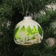 thumbnail image 3 of Shiny Brite Medium Flocked Ball Ornament Nostalgic Vintage 3Inflock Hs Lime, 3 of 3