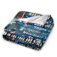 thumbnail image 2 of Wijzvio Gifts For My Bestie Throw Blanket Soft Fuzzy Fleece Blanket For Couch Bed Living Room Decoration 50"X40", 2 of 9