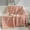 Pink, variant on Faux Fur Throw Blanket for Couch Luxury Fluffy Thick Bubble Blanket Warm Cozy Throw for Bedroom Living Room, 27.5X39.3in,Pink