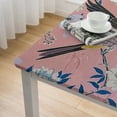 thumbnail image 4 of WYYP Table Cover Cozy Crane Pattern Oriental Awaresome Nature Bird Floral Ornamental Design Swan Ornate Asia Vintage white, 4 of 7