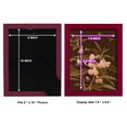 thumbnail image 4 of Asian Brocade IV - Framed Print w/glass - Cherry Red, 4 of 7