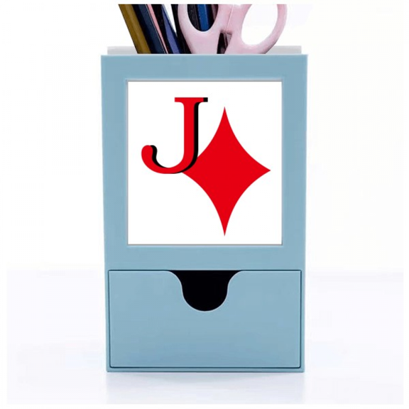 wealth jack j poker Desk Supplies Organizer Pen Holder Card