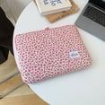 thumbnail image 3 of Computer Bag Zipper Flower Laptop Sleeve for 14in Notebook (Pink Flower 3 M), 3 of 10