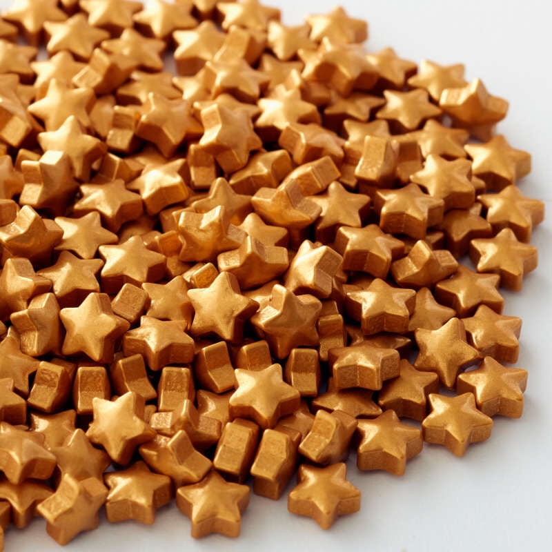 Gold Stars Sprinkles Pouch, 1.1 oz