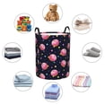 thumbnail image 6 of Kll Cartoon Donut Planets Waterproof Foldable Laundry Hamper Bucket With Handles For Storage Bin,Kids Room,Home Organizer (Small), 6 of 8