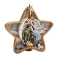 thumbnail image 3 of Navidad pentagrama escena de estatua nacimiento de Jesús para el hogar y el jardín decoración del hogar ángel coleccionable Zulema Estatua de la escena de la natividad, 3 of 7