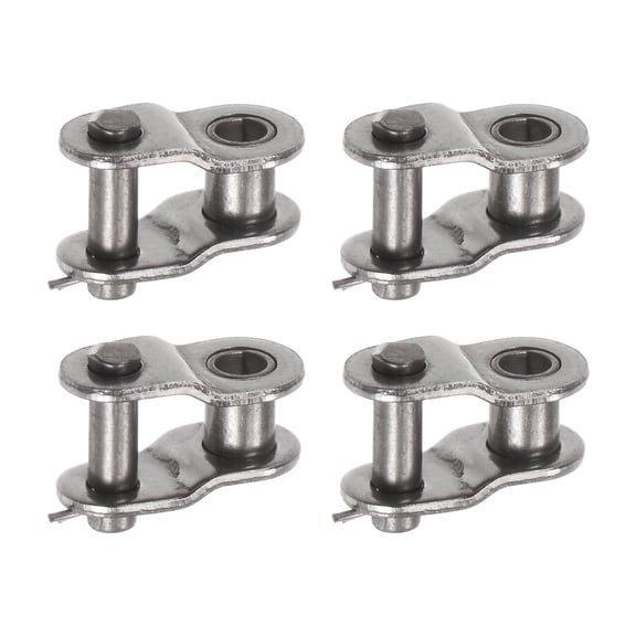 Uxcell 4Pack #25 Chain Offset Half Link Roller 1/4" Pitch Stainless Steel for 04C Chain