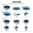 thumbnail image 5 of Ownpets Foldable Pet Dogs Cats Pool Bathing Set Portable Kiddie Swimming Bathtub with Massage Shower Sprayer, 5 of 7