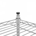 thumbnail image 3 of paproos 4 Tier Metal Storage Shelves, Kitchen Storage Shelf ,Metal Storage Shelves Unit Perfect for Laundry Bathroom Closet Shelves Microwave Stand (Black), 3 of 5