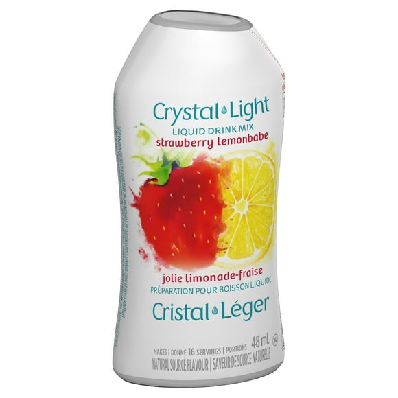Préparation pour boisson liquide Cristal Léger Jolie limonade-fraise 48mL