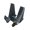 Black, variant on Ergonomic Stand Desktop Organizers for Gamers Promotes Organized Workspaces for Multiple Environment