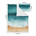 thumbnail image 5 of Watercolor Beach Duvet Cover and Pillowcase Set for Single Bedding, Bedroom Accessories for Kids Teens, 5 of 5