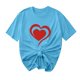 thumbnail image 1 of Camisetas de Manga Corta para Mujeres, Camiseta de Cuello Redondo Impresa de Moda, Primavera Y Verano Casual, 1 of 8