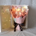 thumbnail image 3 of Ramo de Hello Kitty de Anime, My Melody, Cinnamoroll, Kuromi, Kawaii, luz Led, juguetes de peluche, ramo de flores, regalo para niños, 3 of 3