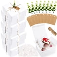 thumbnail image 1 of Set de 8 Cajas de Regalo Crtiin de Papel Blanco 20x20x10 cm, 1 of 7